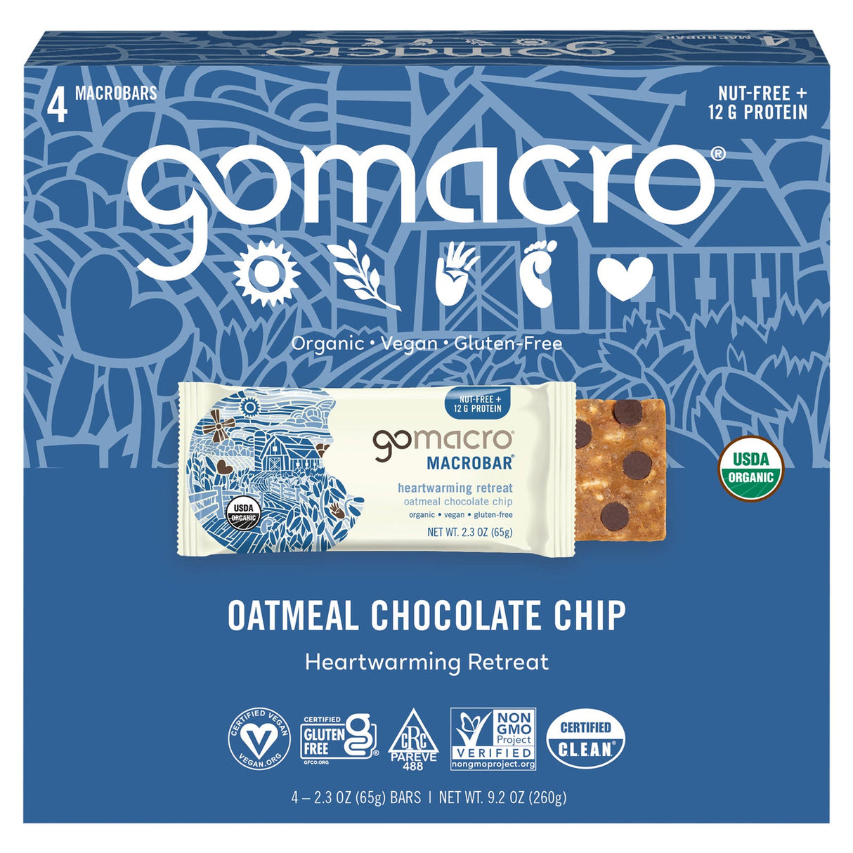Bars, Oatmeal Chocolate Chip, 2.3 Ounce,7 - 4 COUNT