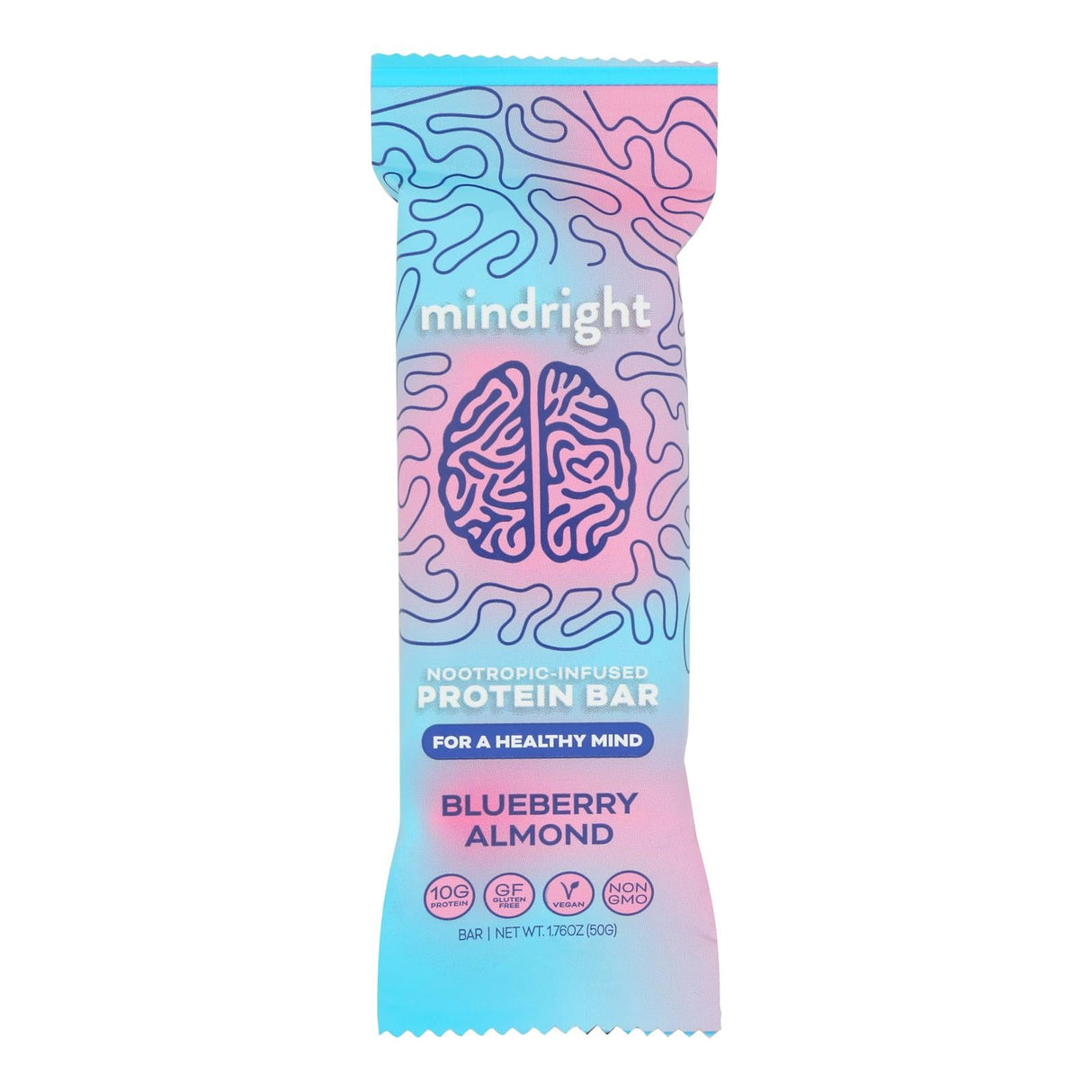 Bars, Protein, Blueberry Almond, Nootropic-Infused,12 - 1.76 OUNCE