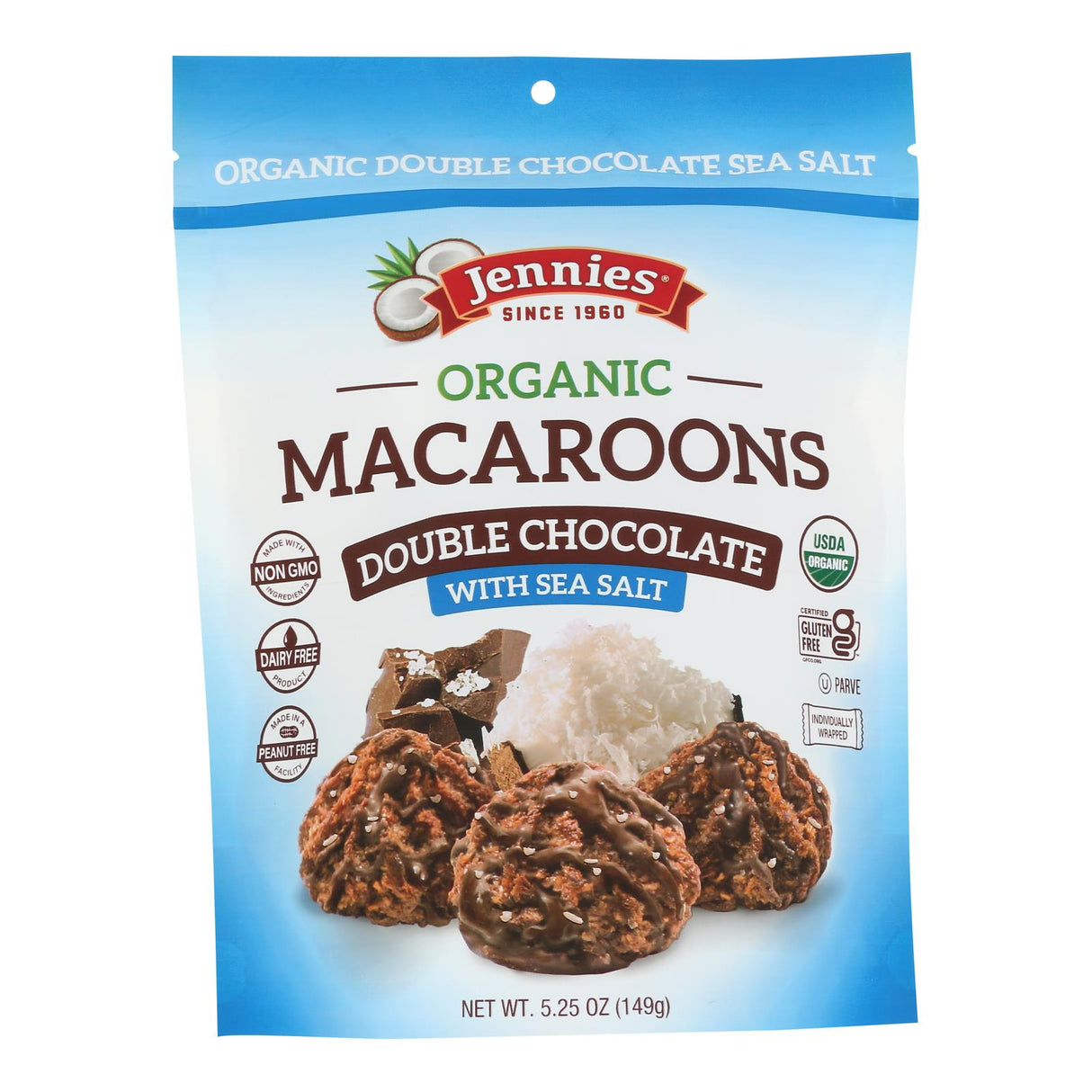 Cookies, Macaroon, Double Chocolate, contains Sea Salt,6 - 5.25 OUNCE