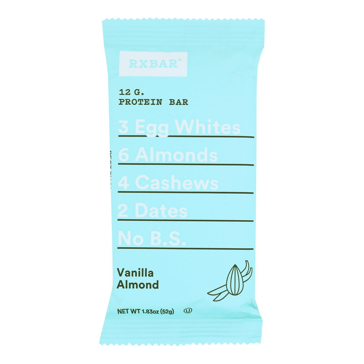 Bars, Protein, Vanilla Almond,12 - 1.83 OUNCE