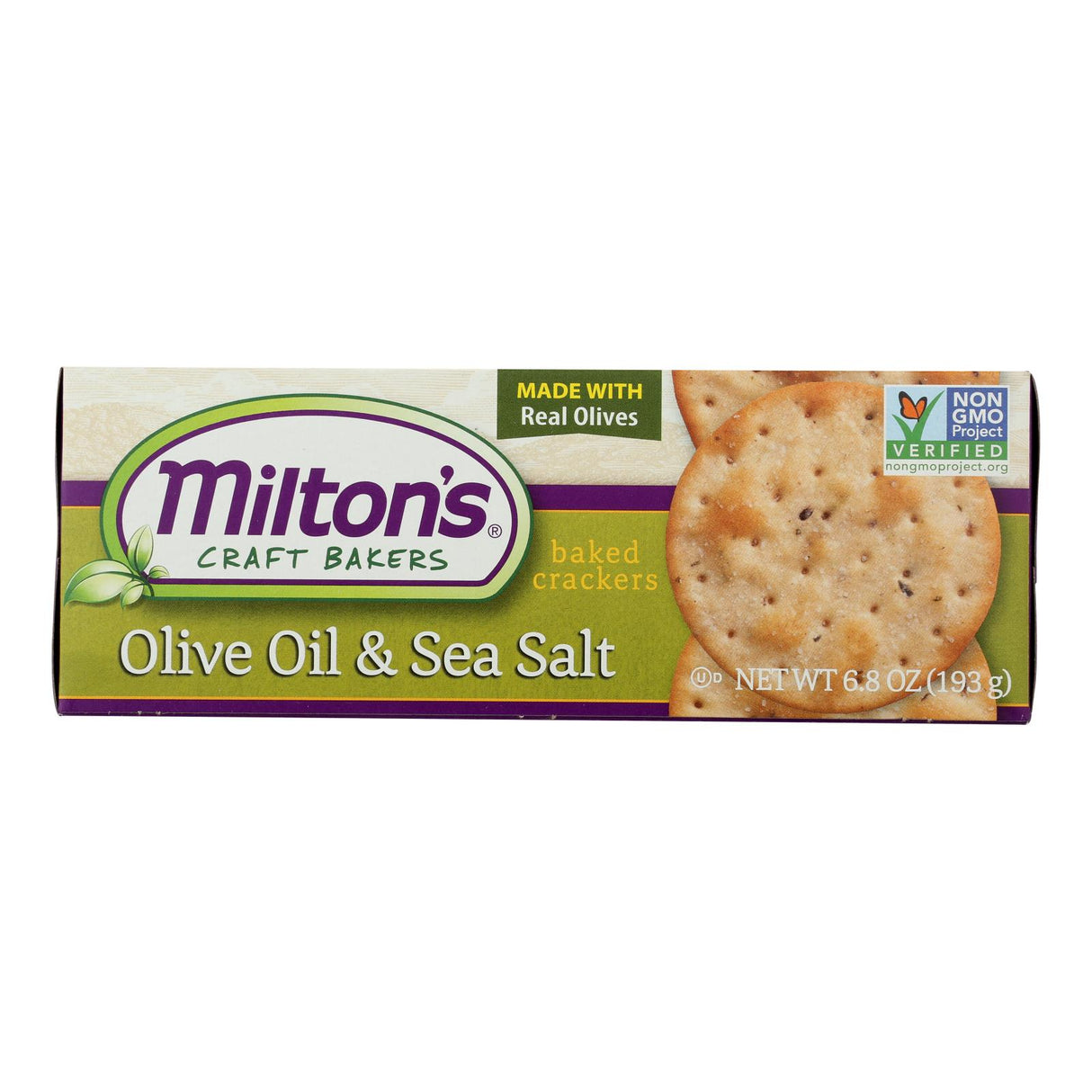 Crackers, Olive Oil & Sea Salt,8 - 6.8 OUNCE