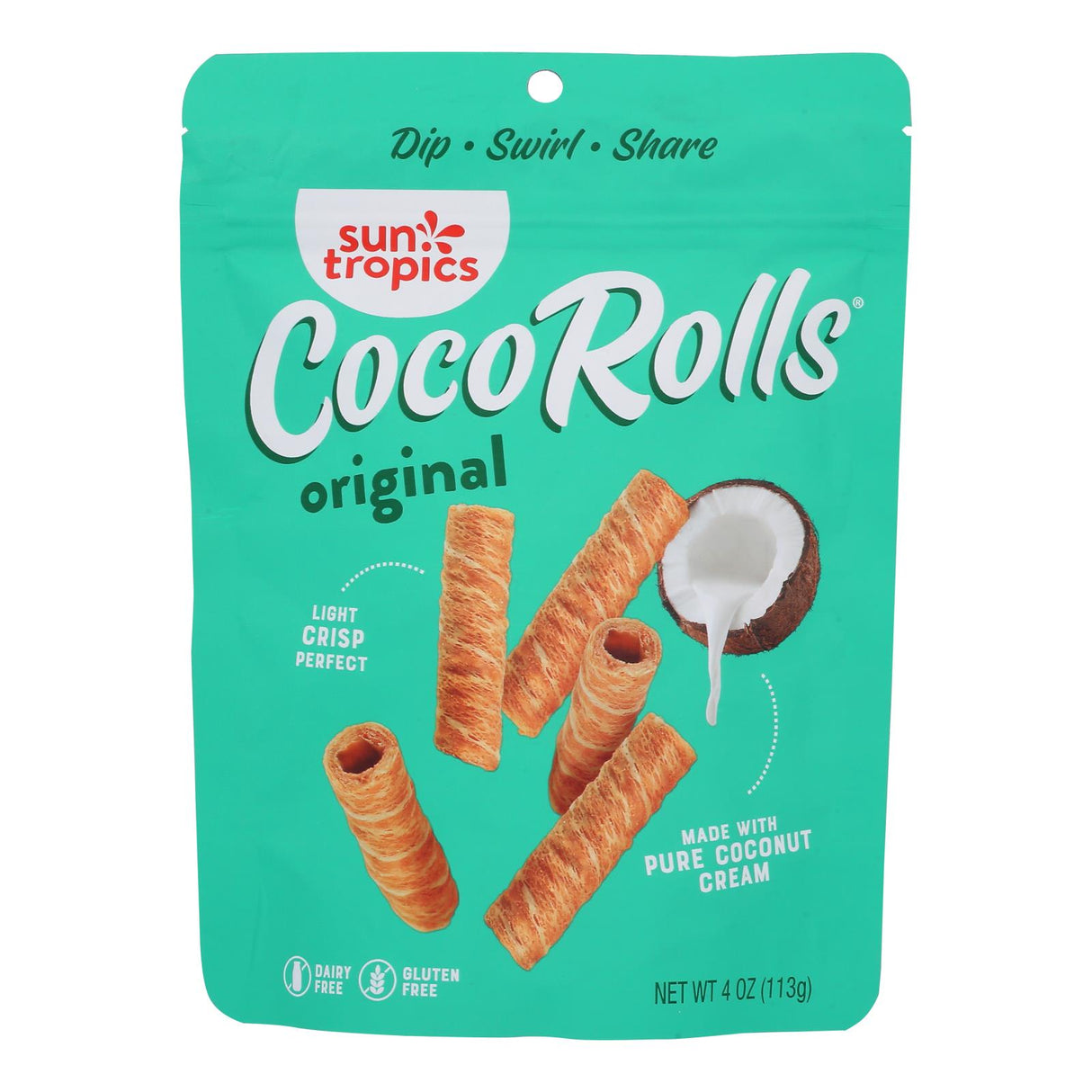 Cookies, Rolled Wafer, Original Toasted Coconut, Shelf-Stable,12 - 4 OUNCE