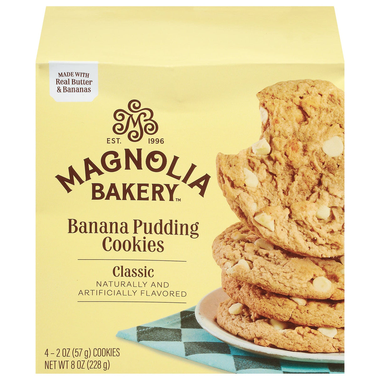 Cookies, Banana Pudding, Classic, 2 Ounce,8 - 4 COUNT