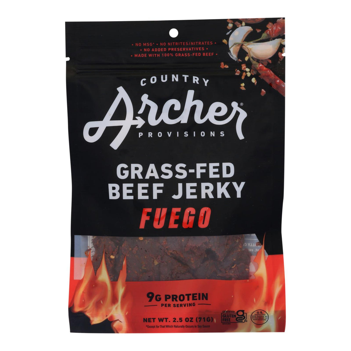 Snack Sticks, Beef, Fuego,12 - 2.5 OUNCE