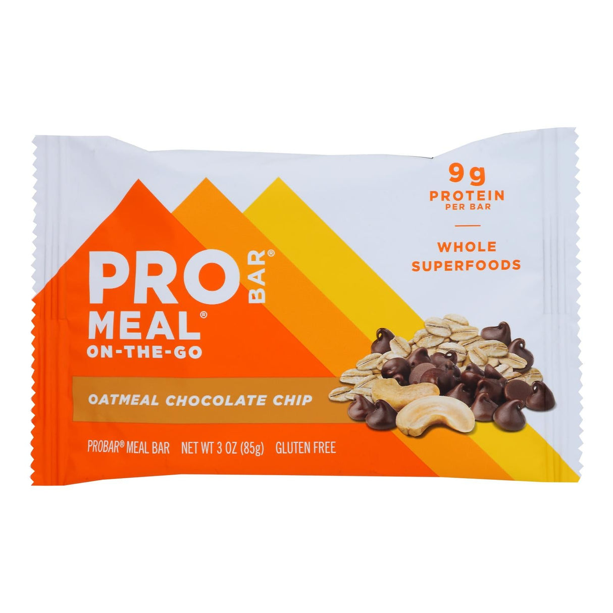 Bars, Meal, Oatmeal Chocolate Chip,12 - 3 OUNCE