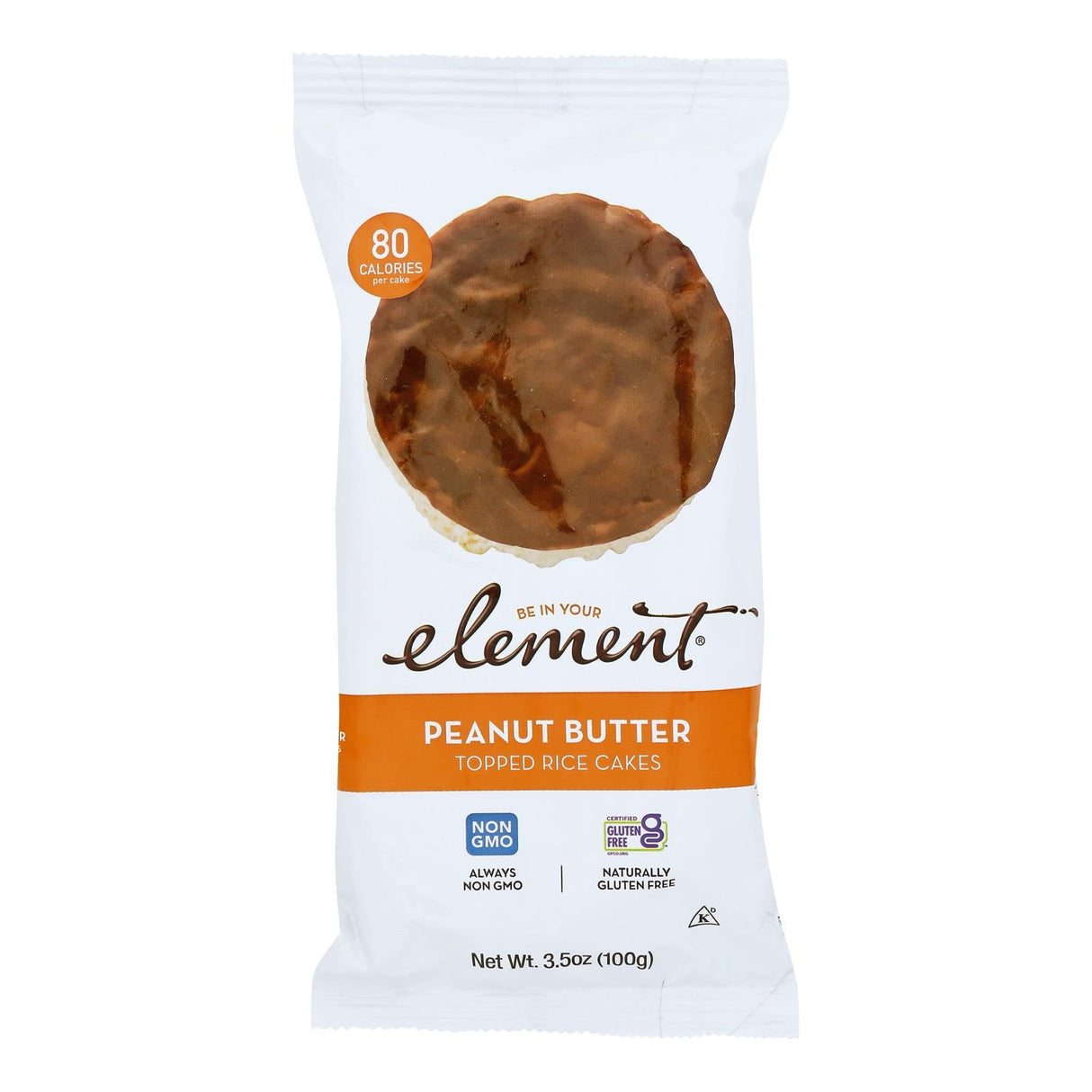 Rice Cakes, Peanut Butter-Topped,6 - 3.5 OUNCE