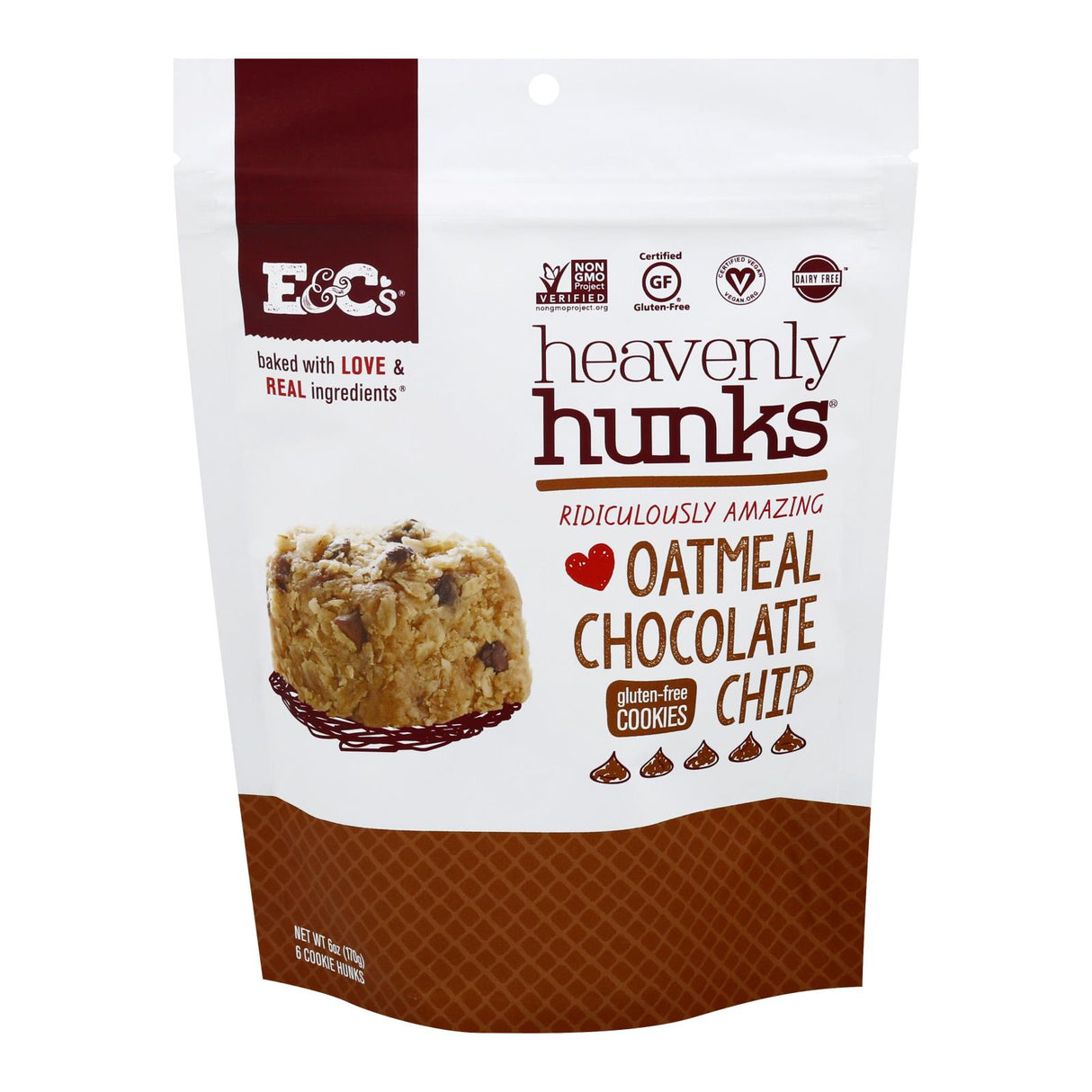 Cookie Bites, Oatmeal Chocolate Chip, 1 Ounce,6 - 6 COUNT