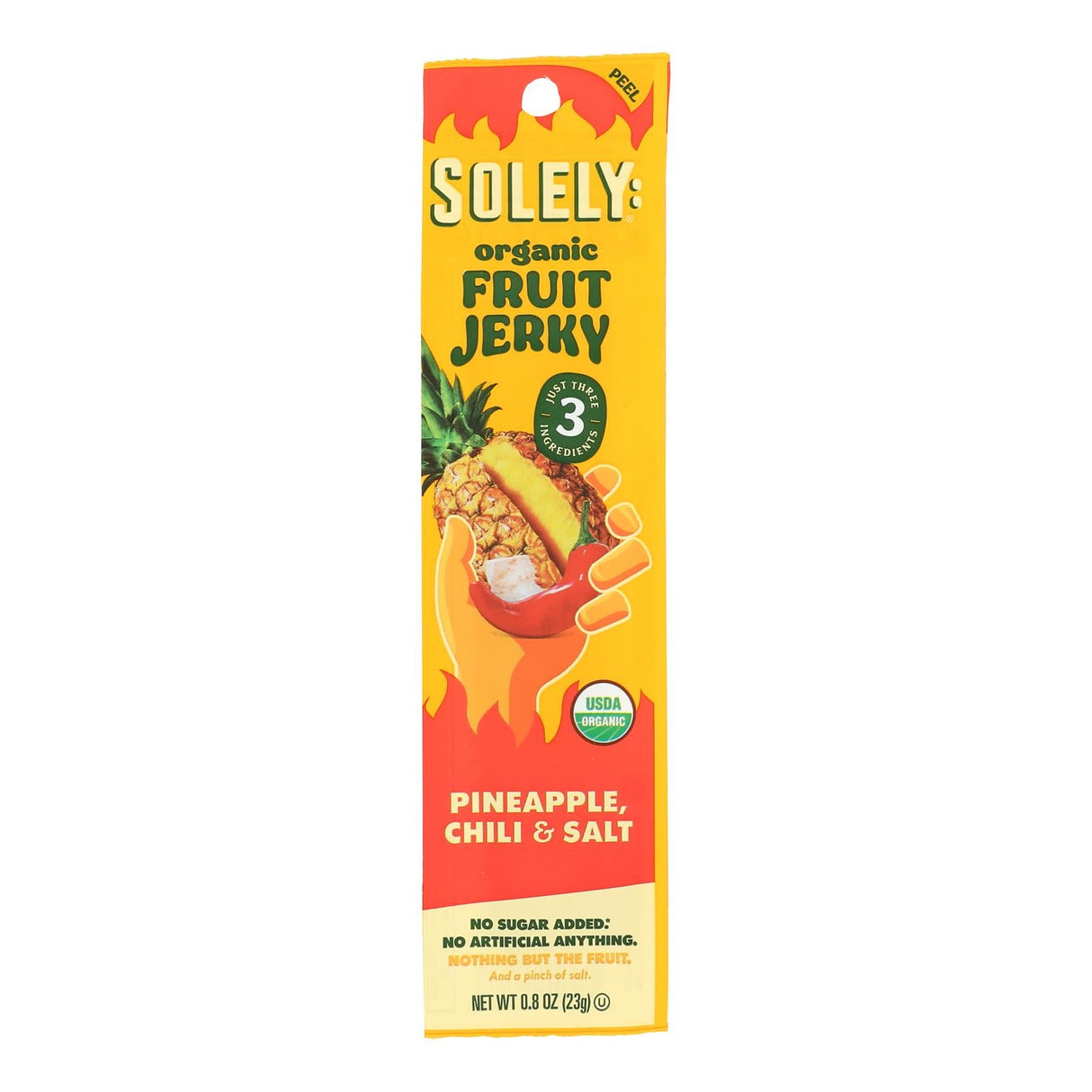 Jerky, Pineapple, Chili & Salt, No Sugar Added,12 - 0.8 OUNCE
