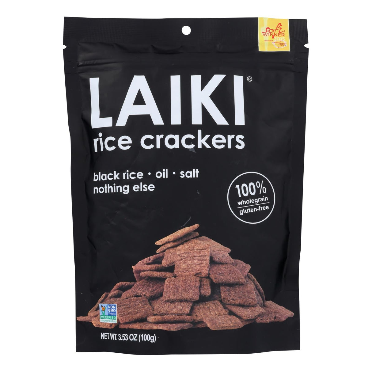 Crackers, Rice, Black,8 - 3.5 OUNCE