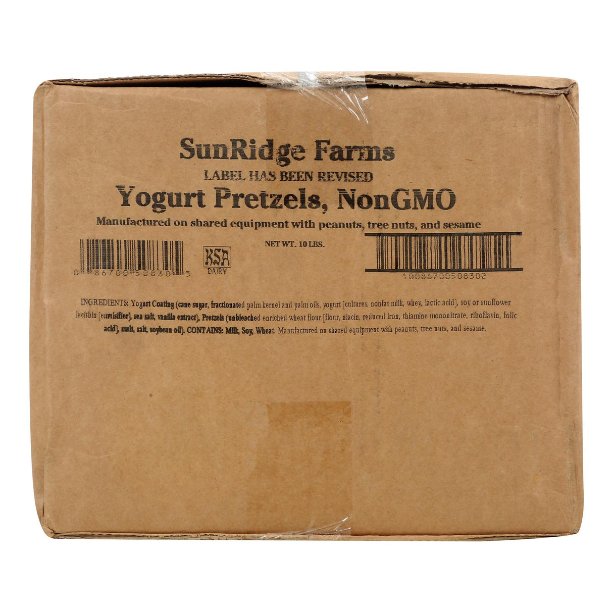 Pretzels, Yogurt-Covered,1 - 10 POUND