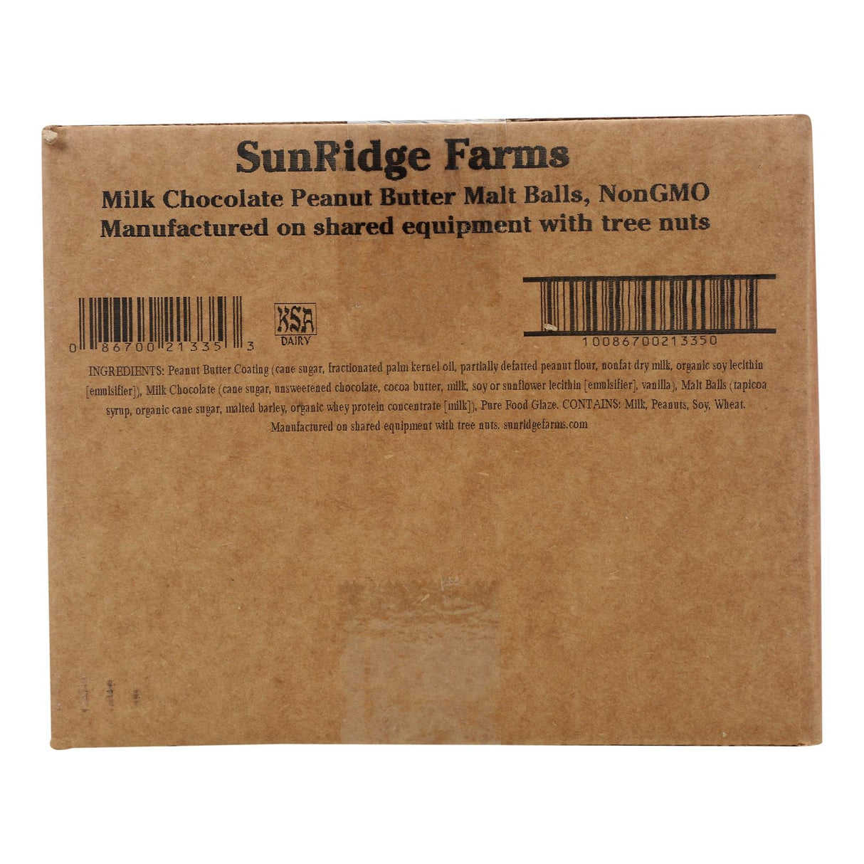 Candy, Malted Milk Ball, Milk Chocolate & Peanut Butter-Covere,1 - 10 POUND
