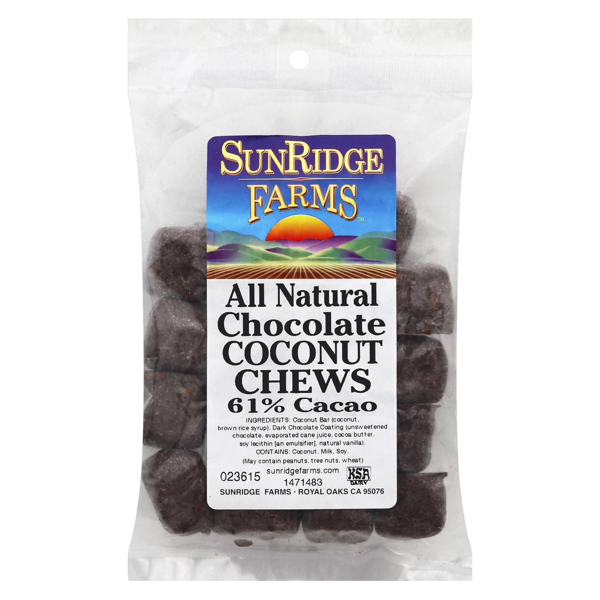 Coconut Bites, Dark Chocolate-Covered,1 - 10 POUND