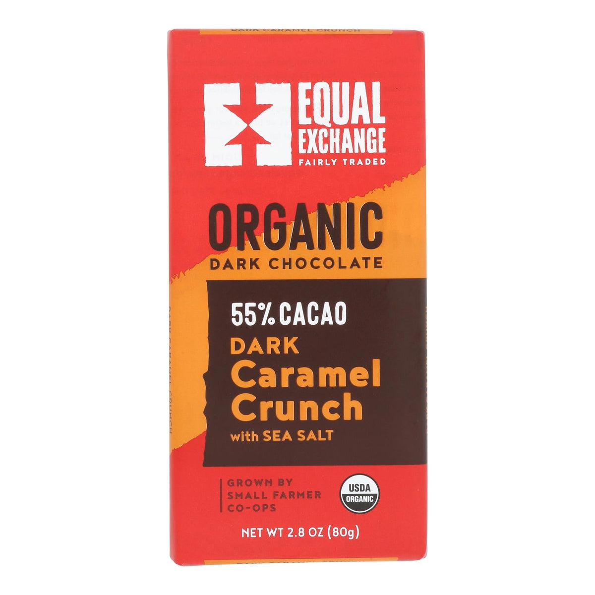 Chocolate Bars, Milk, Caramel Crunch, contains Sea Salt, 55% Cacao,12 - 2.8 OUNCE