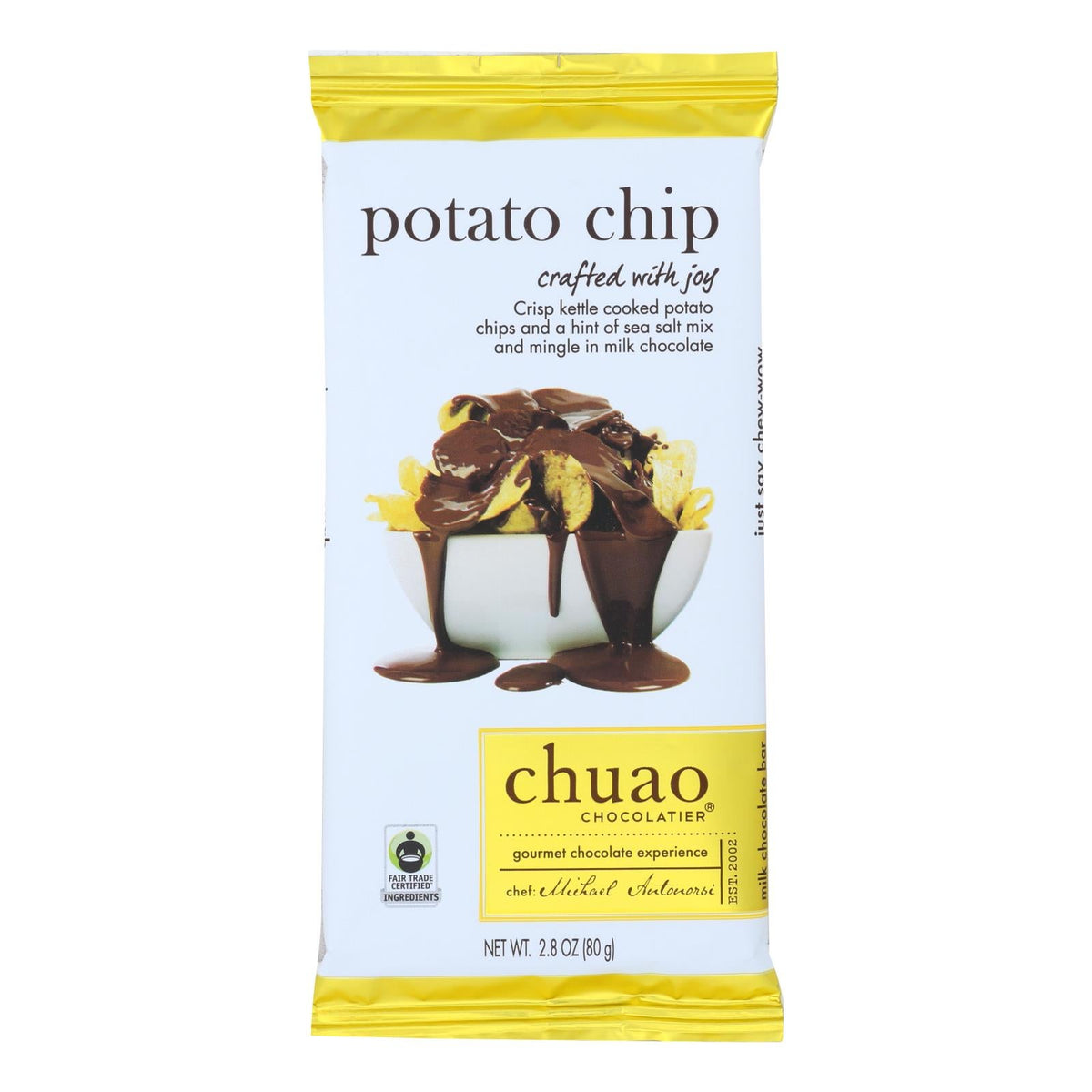 Chocolate Bars, Milk, Potato Chip,12 - 2.8 OUNCE