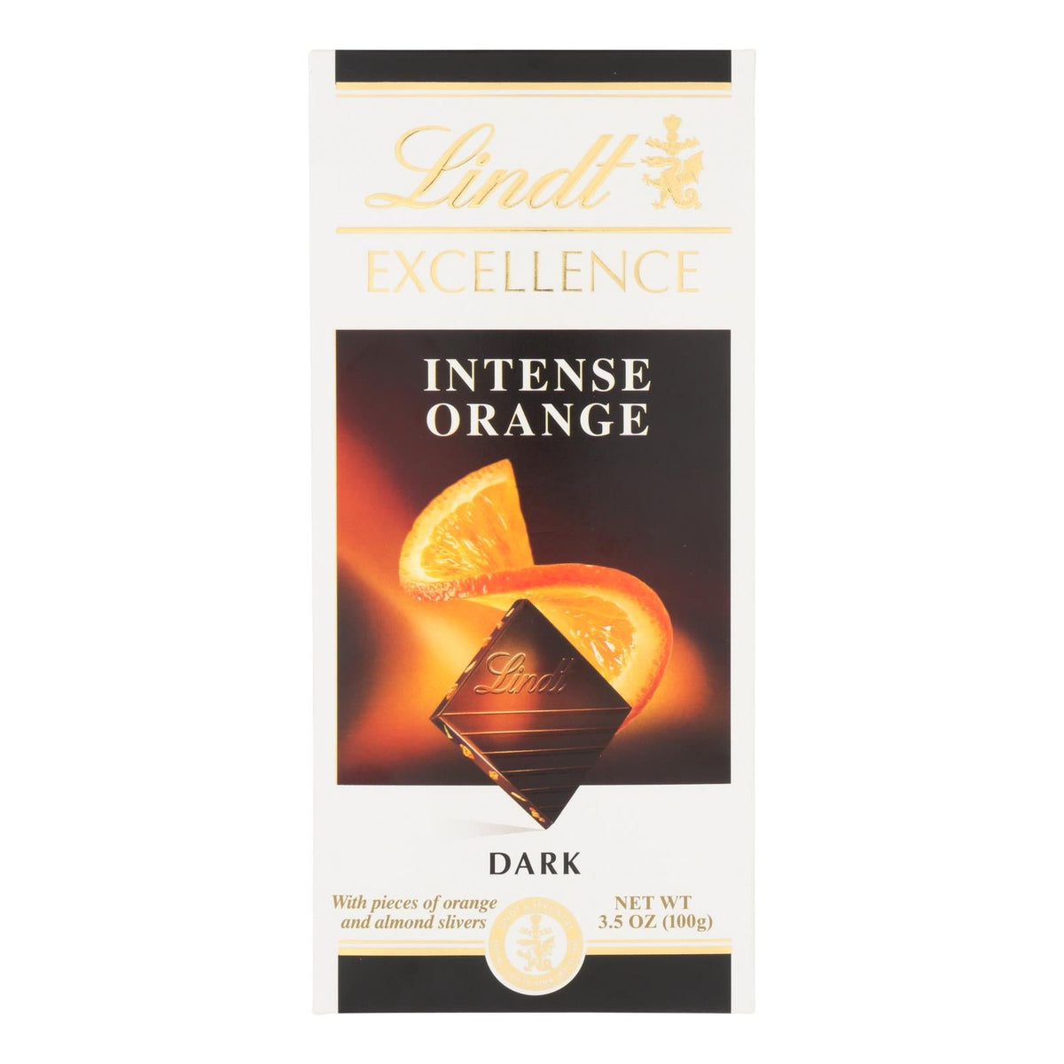 Chocolate Bars, Dark, Excellence, Intense Orange, contains Orange & Almond Slivers,12 - 3.5 OUNCE