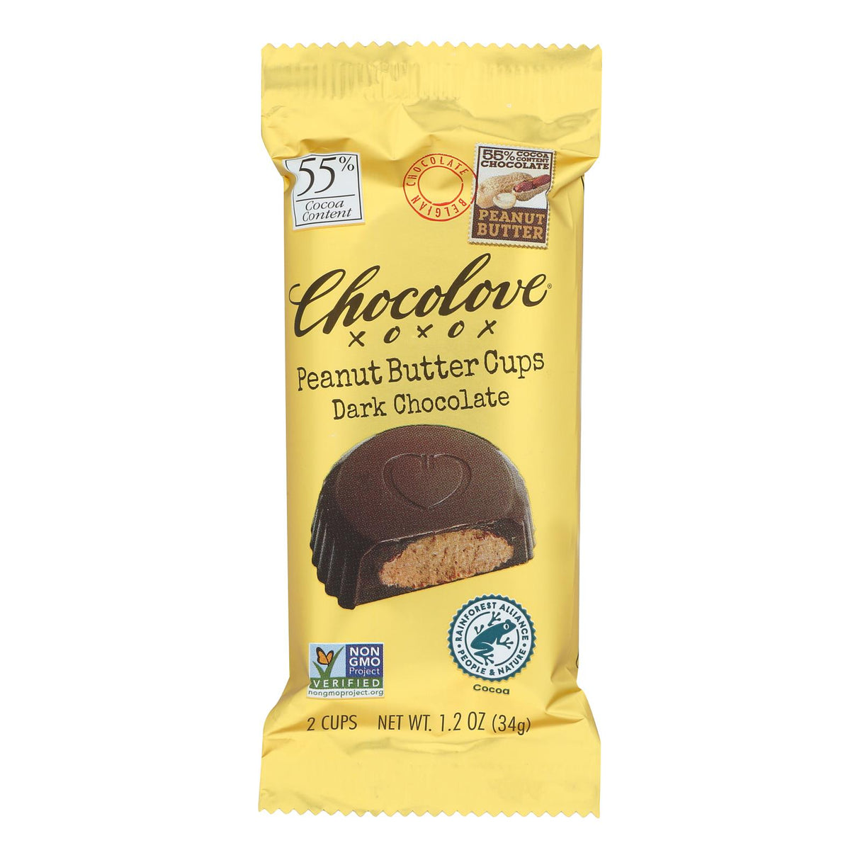 Candy, Peanut Butter Cup, Dark Chocolate,10 - 1.2 OUNCE