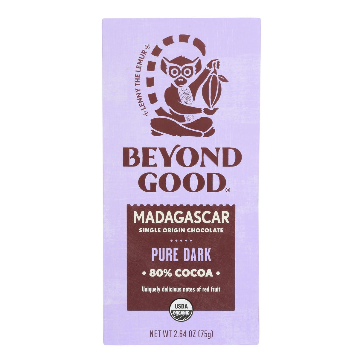 Chocolate Bars, Dark, Pure, 80% Cocoa,12 - 2.64 OUNCE