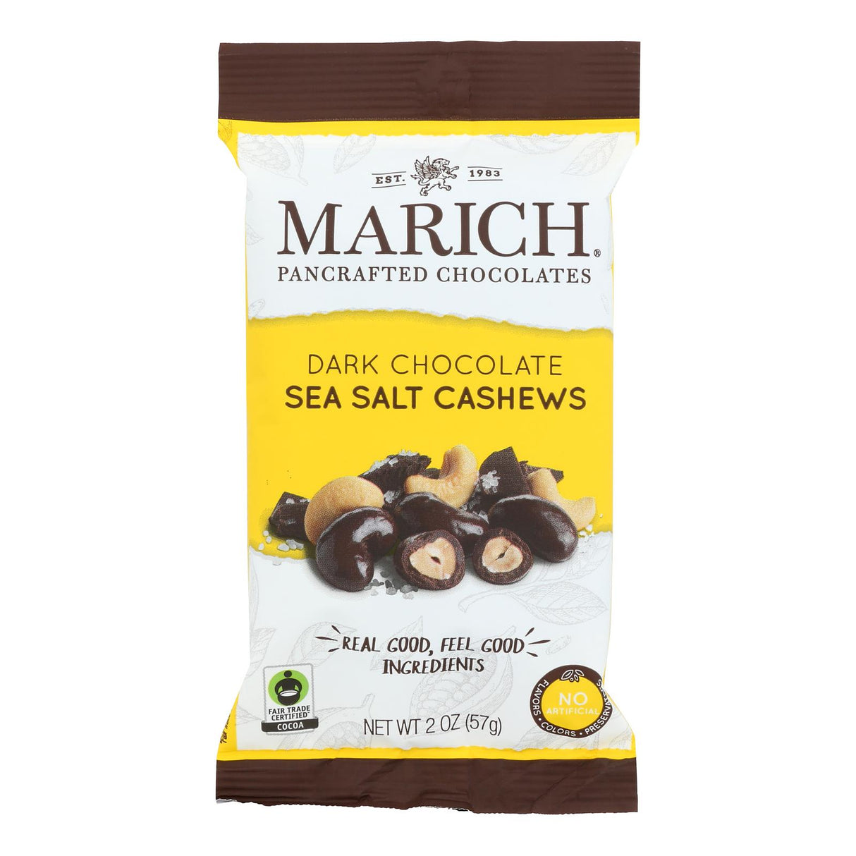 Cashews, Dark Chocolate-Covered Sea Salt,12 - 2 OUNCE