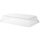 Lids, Dome, Plastic, Clear Rectangular, for 24 & 32 Ounce Bowls,4 - 50 COUNT