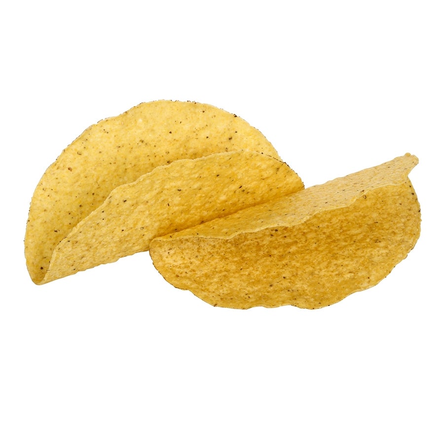 Shells, Taco, 5 Inch, Yellow, 5 Linear Inch,8 - 25 COUNT
