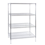 Shelves, NSF, RW Base, 18 x 24 Inch, Chrome,4 - 1 EACH