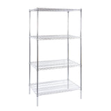 Shelves, NSF, RW Base, 24 x 36 Inch, Chrome,4 - 1 EACH