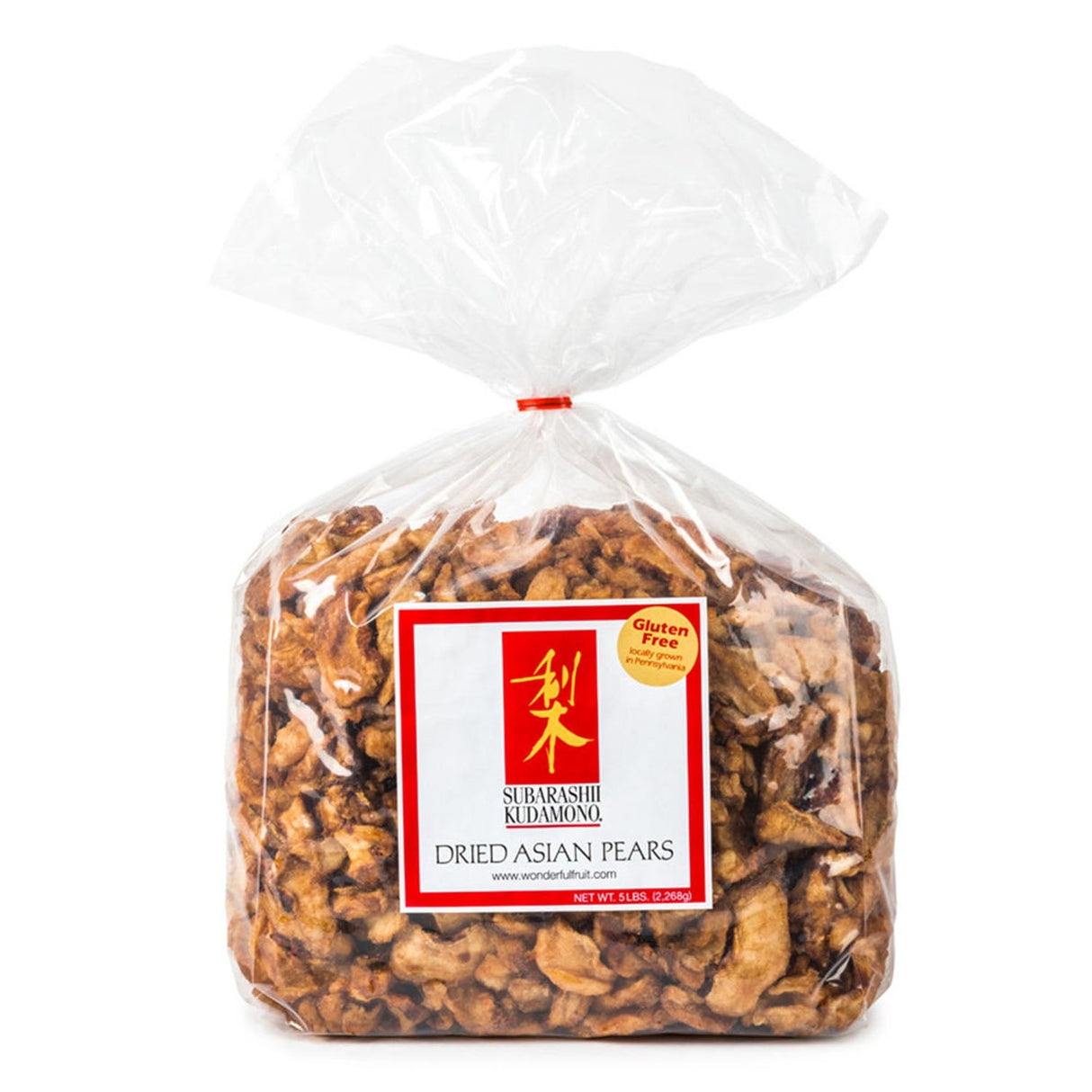 Pears, Asian, Dried,2 - 5 POUND