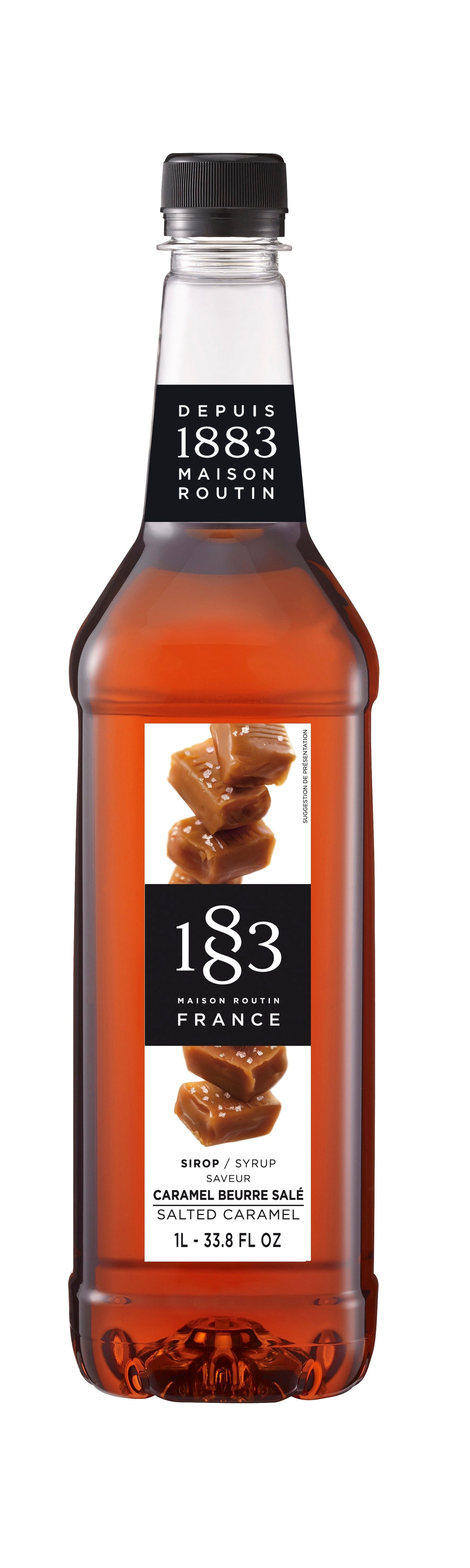 Beverage Syrup, Salted Caramel, Plastic,2 - 1 LITER