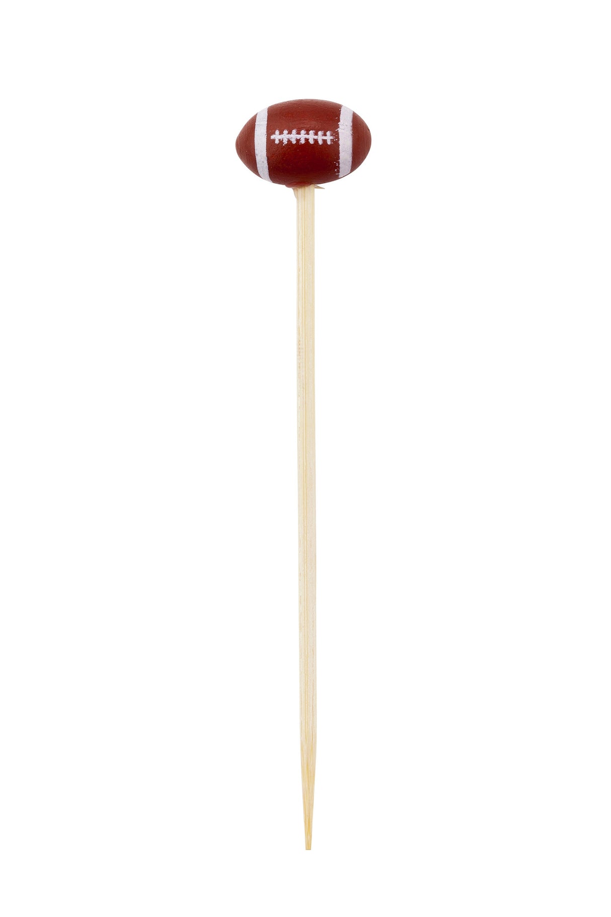 Skewers, 4 Inch, Football, 4 Linear Inch,1 - 1000 COUNT