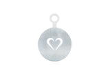 Stencil, Coffee Decorating, Heart, Stainless Steel,1 - 1 EACH