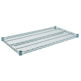 Shelves, NSF, RW Base, 18 x 36 Inch, Green, Epoxy, Corrosion-Resistant,4 - 1 EACH