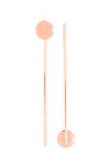 Spoon Straws, Julep, 7.5 Inch, Copper Plated Stainless Steel, 7.5 Linear Inch,1 - 2 COUNT