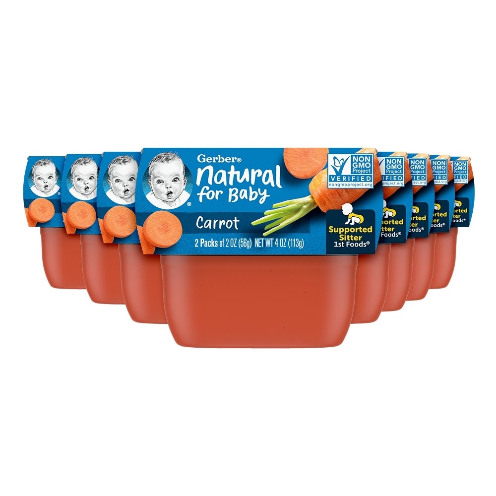 Baby Food, Carrot, 1st Foods, 2 Ounce,8 - 2 COUNT