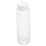 Bottles, 12 Ounce, Plastic, Clear, Round, with Safety Cap,1 - 100 EACH