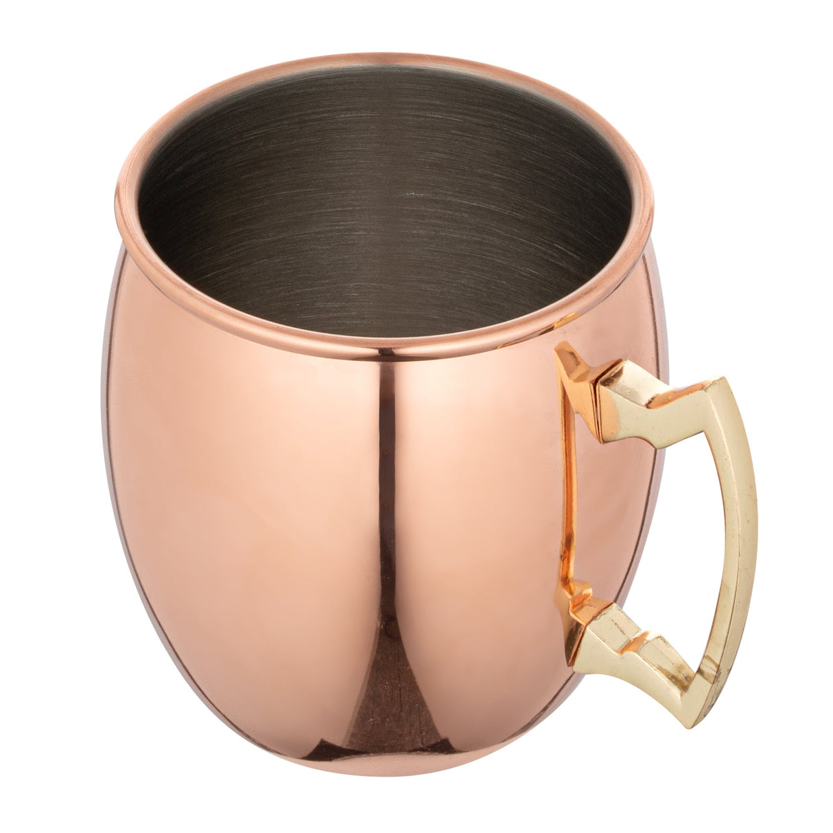 Mug, Moscow Mule, Stainless Steel, 16 Ounce, Copper-Plated, 16 Ounce,1 - 1 COUNT