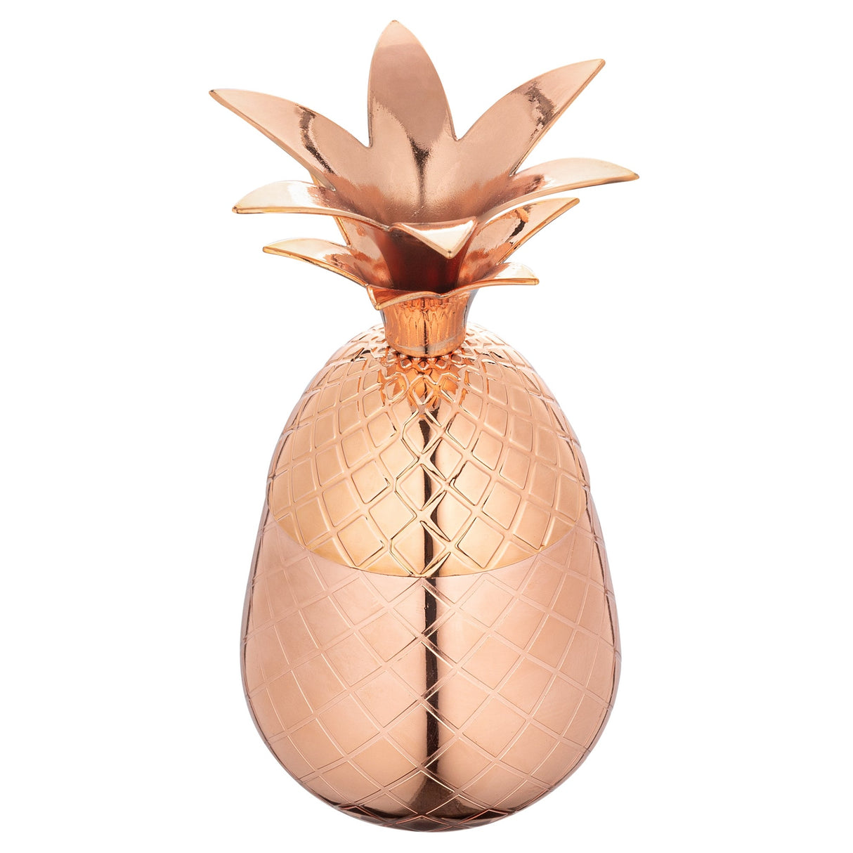 Tumbler, Pineapple, Stainless Steel, 2 Ounce, Copper-Plated, 2 Ounce,1 - 1 COUNT