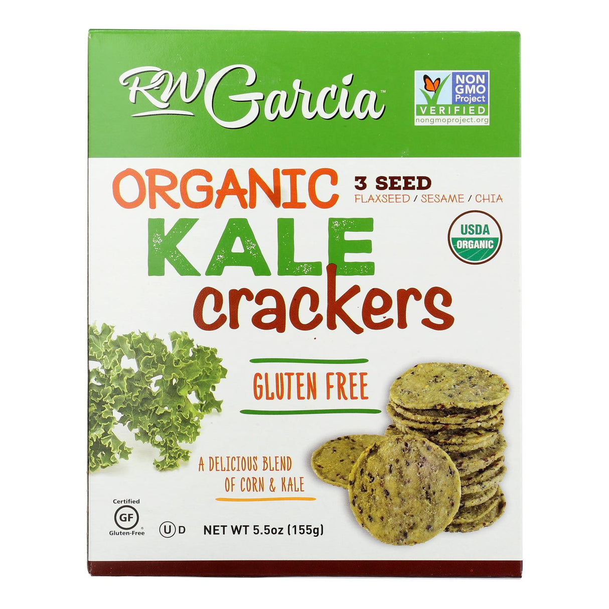 Crackers, 3 Seed & Kale,6 - 5.5 OUNCE