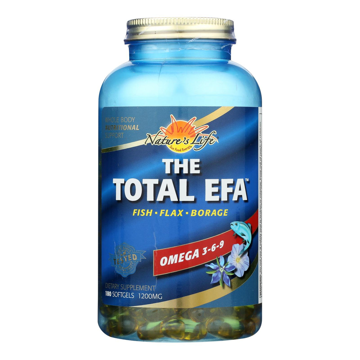 Supplements, the Total EFA Omega-3/6/9, Softgels, 1200mg,180 - 1 EACH
