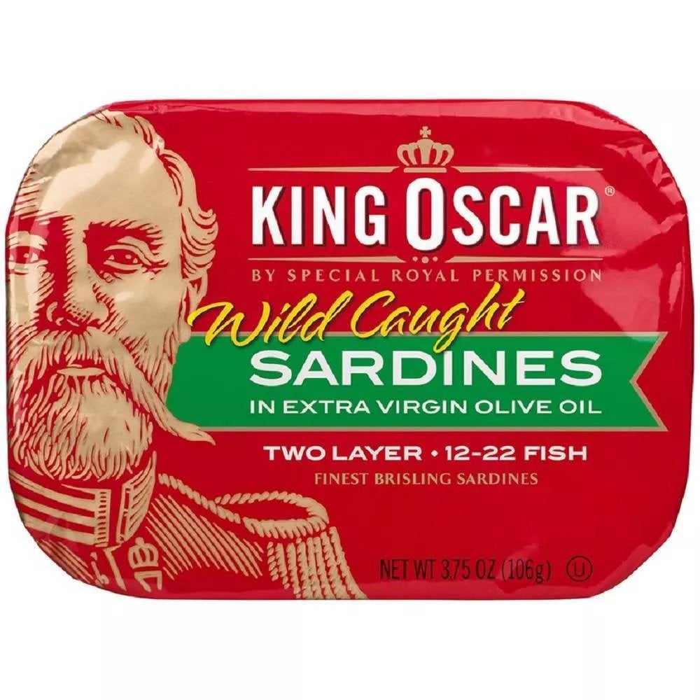 Sardines, Wild-Caught, in Extra Virgin Olive Oil,12 - 3.75 OUNCE