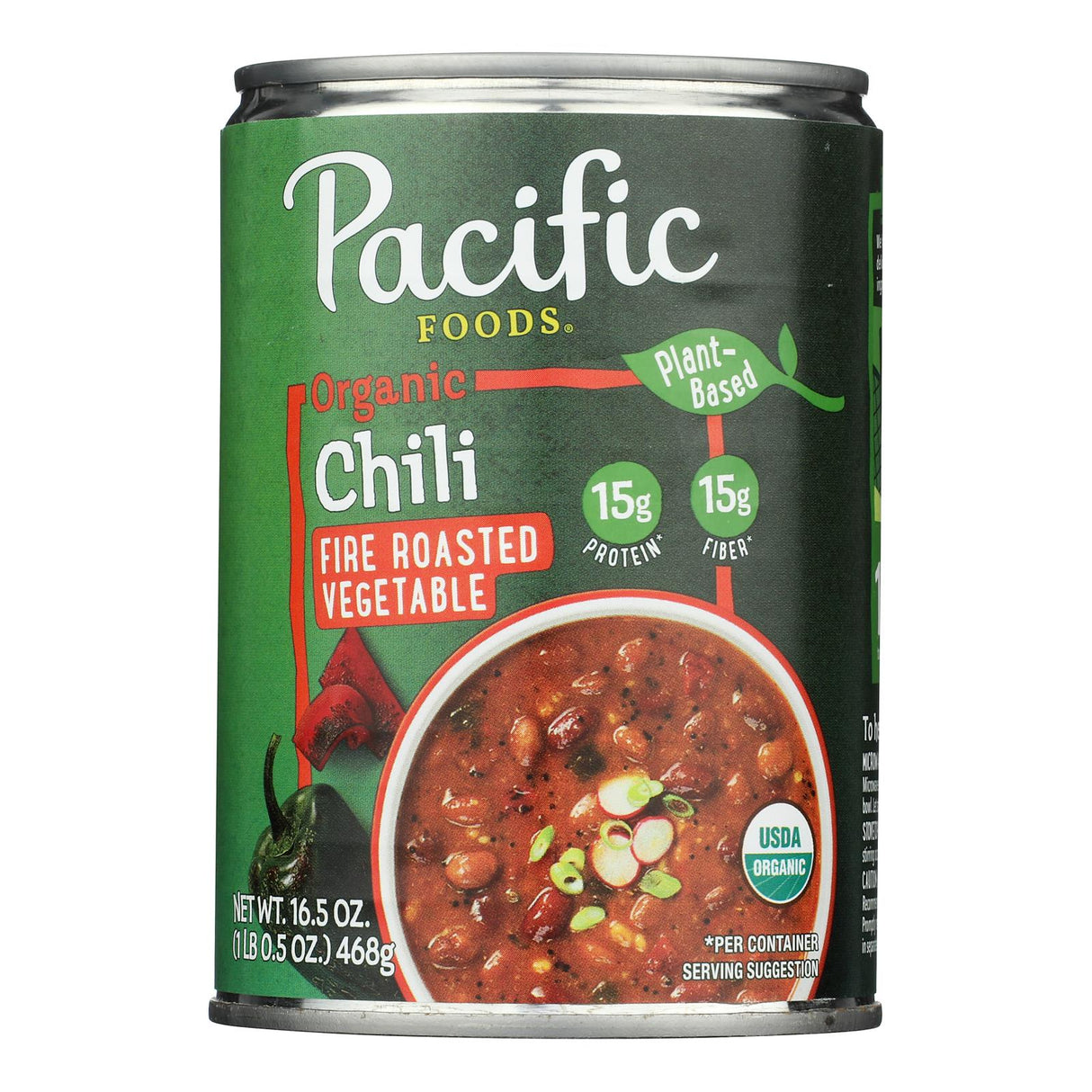 Chili, Vegetable, Fire Roasted,12 - 16.5 OUNCE