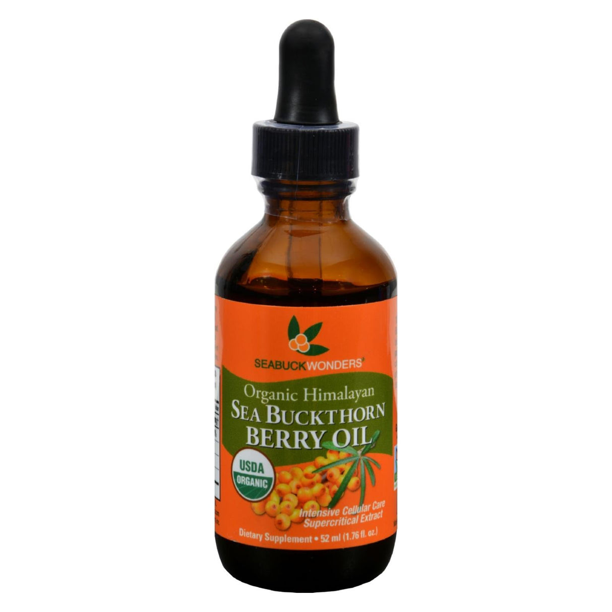 Supplement, Oil, Sea Buckthorn Berry, Liquid, Dropper Bottle,1 - 1.76 FLUID