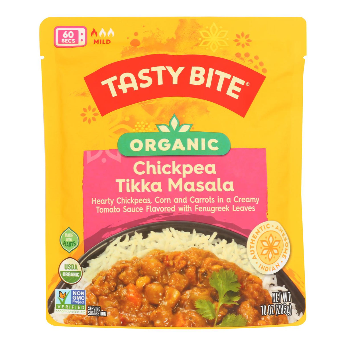 Entree, Tikka Masala, Chickpea,6 - 10 OUNCE