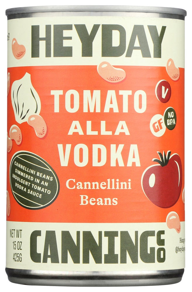 Beans, Cannellini, in Tomato Vodka Sauce,12 - 15 OUNCE