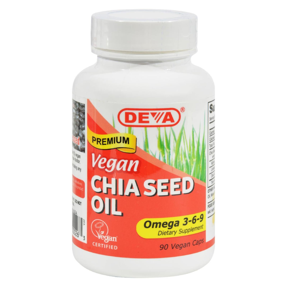Supplements, Oil, Chia Seed, Capsules,90 - 1 EACH