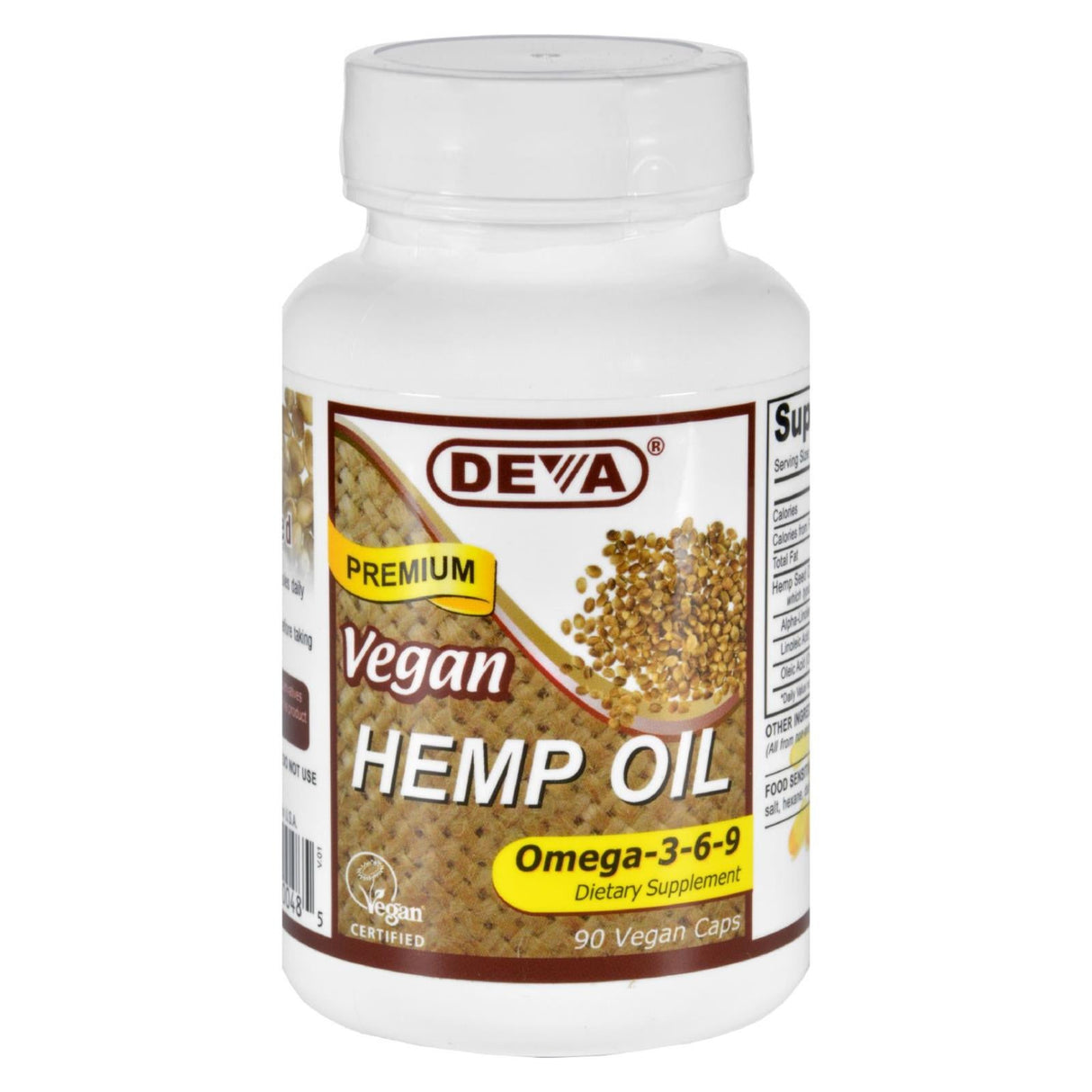 Supplements, Oil, Hemp, Capsules,90 - 1 EACH