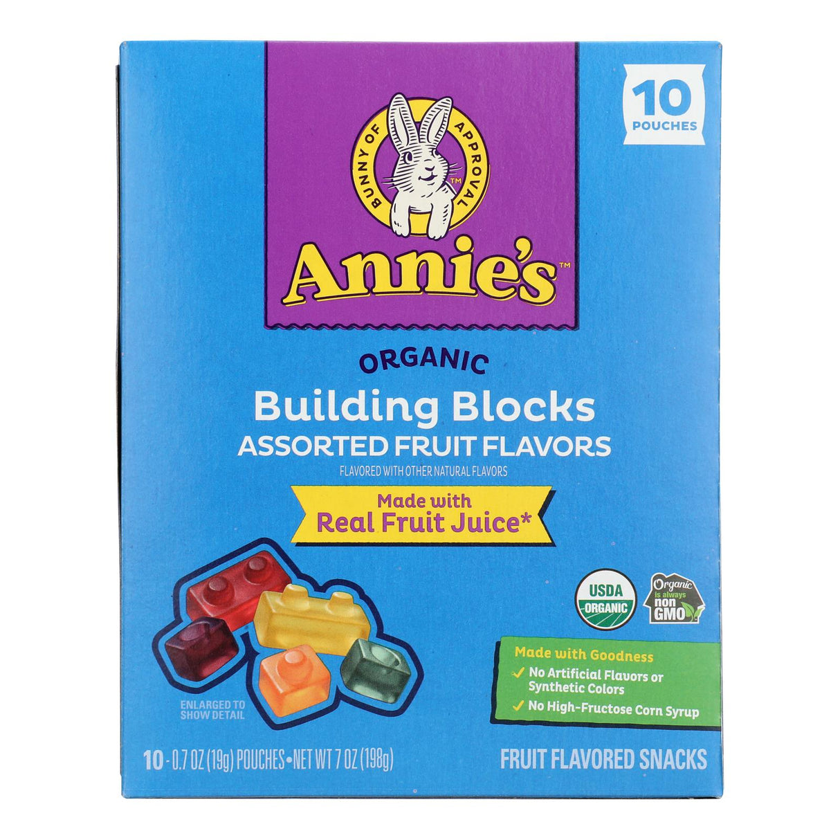 Snacks, Fruit, Building Block-Shape, Single-Serve, 0.7 Ounce,8 - 10 COUNT