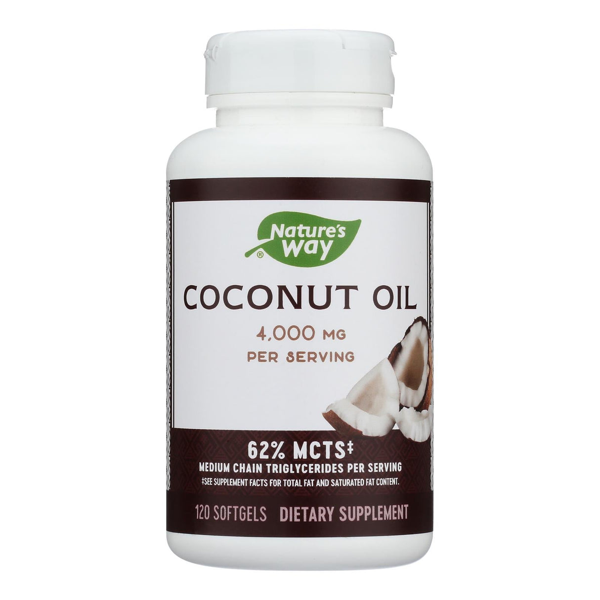 Supplements, Oil, Coconut, Softgels,120 - 1 EACH