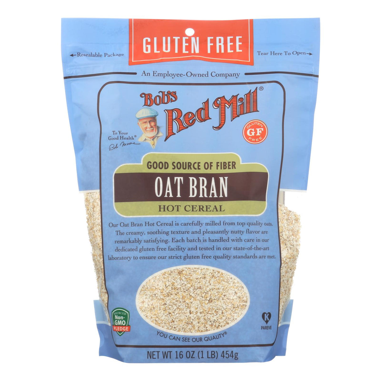Cereal, Oat Bran, Resealable,4 - 16 OUNCE