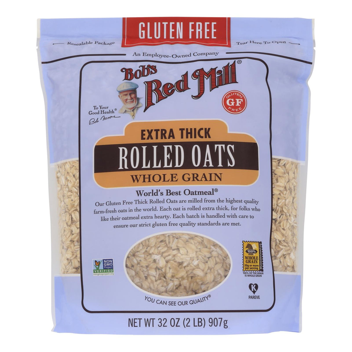 Oats, Thick, Rolled,4 - 32 OUNCE