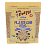 Flaxseed Meal, Golden, Resealable Package,4 - 32 OUNCE